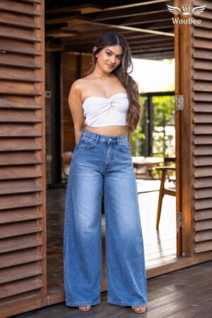 HIGHWAIST WIDE LEG JEANS