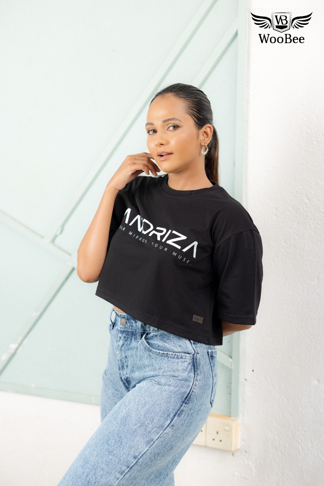 OVERSIZE 220GSM CROP TOP 4 OVERSIZE 220GSM CROP TOP - Image 4