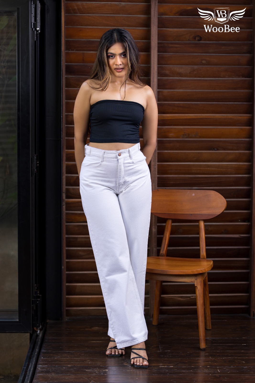 WHITE COLOR WIDE LEG TROUSER 6 WHITE COLOR WIDE LEG TROUSER